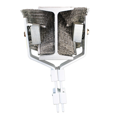 4-91BC Beam Sweep - Cepillos de limpieza de rieles transportadores tipo Monorriel