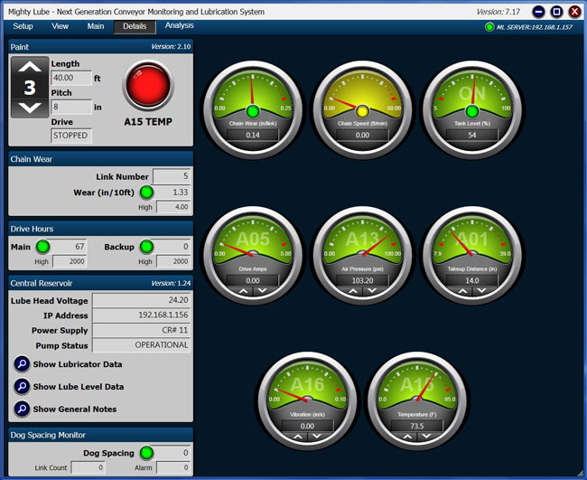 Monitoring System Details Tab